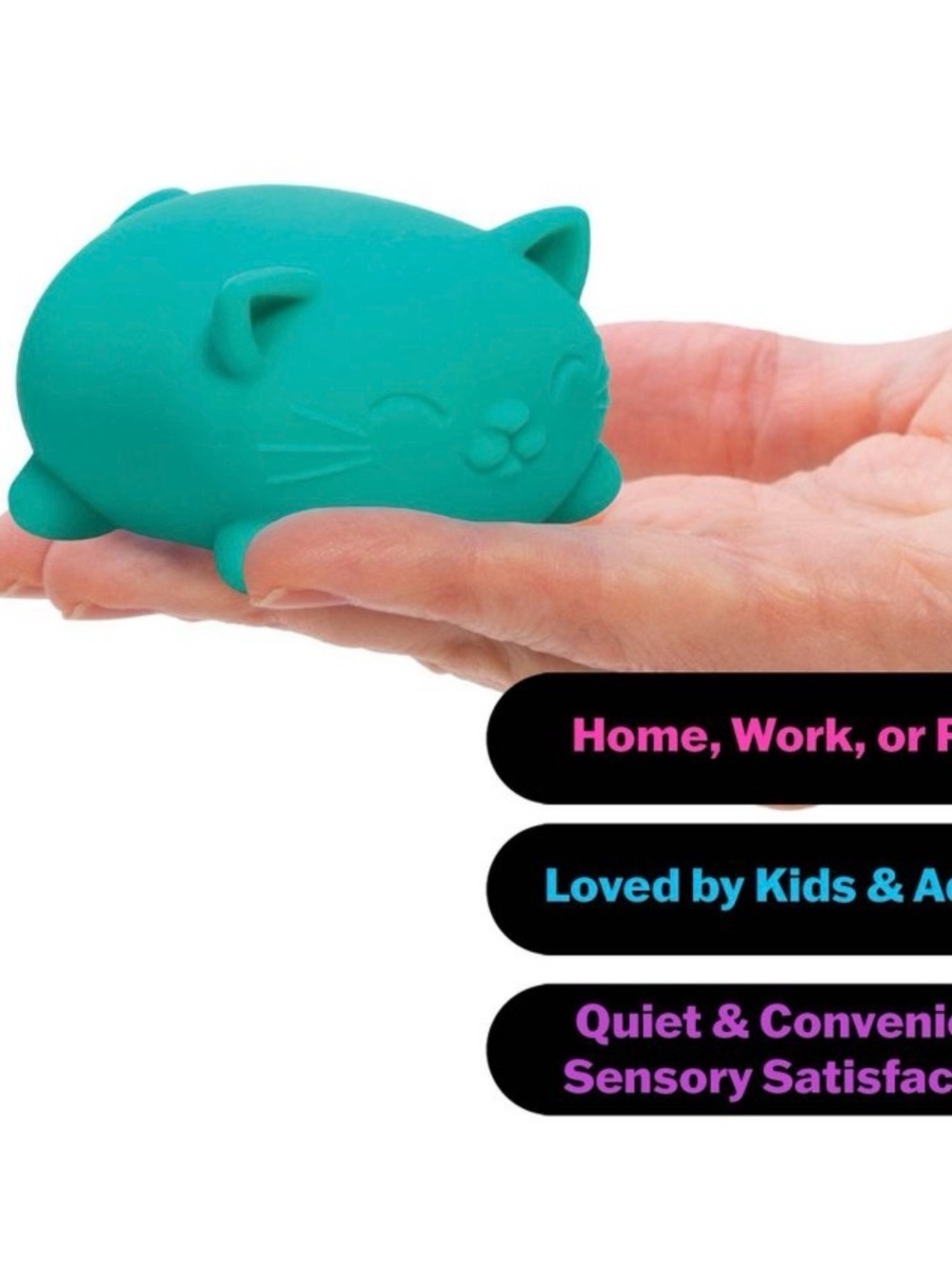 NEW NeeDoh Pink Cool Cats Squishy - Picture 4 of 4